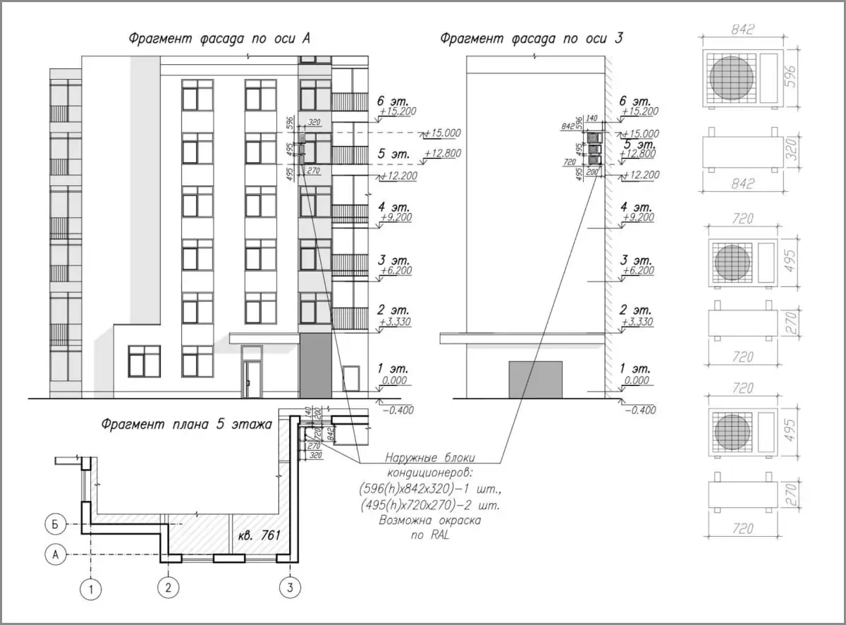 проектирование размещения кондиционера спб